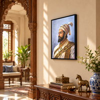 Shivaji the Strategist | Shivaji Maharaj Painting by Sajaao - Image 3