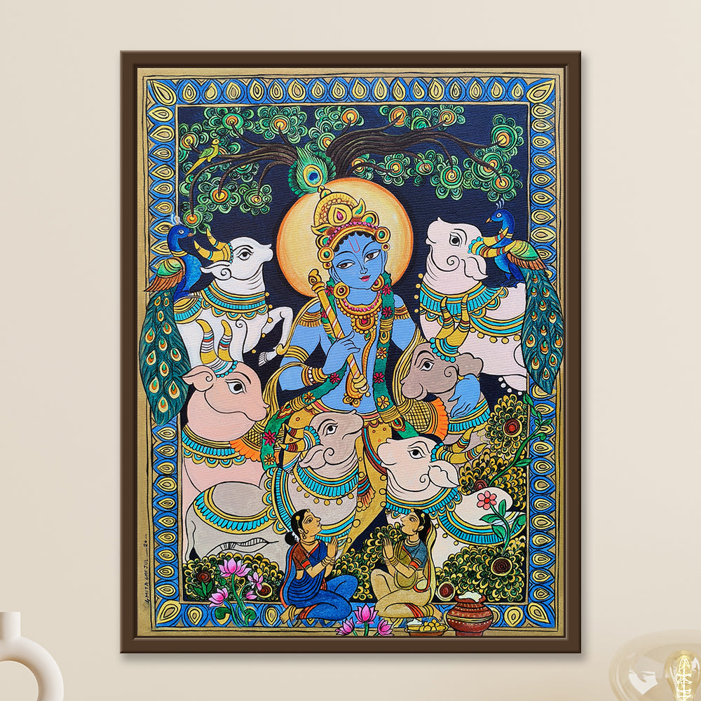 Madhubani krishna