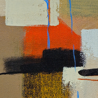 Threads of the Marketplace | Abstract Geometric Painting - Image 3
