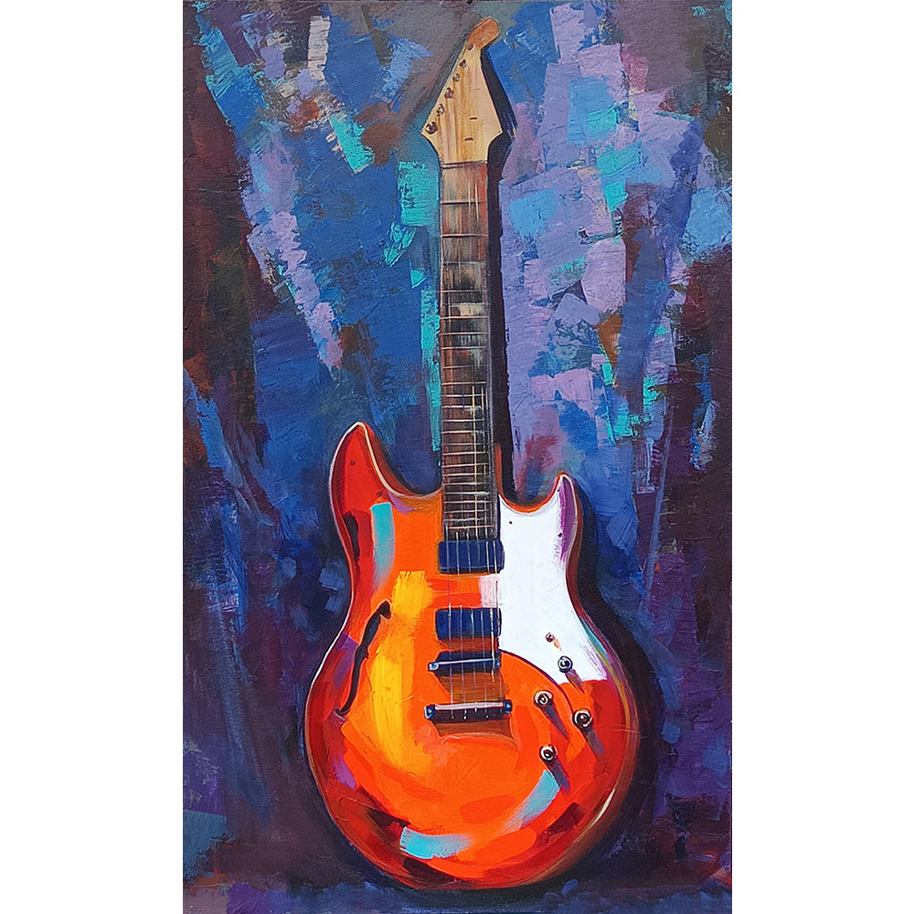 Guitar | Musical Instrument Painting for Home, Café & Restaurant Décor