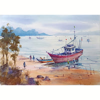 Boats Along the Bay - Image 1