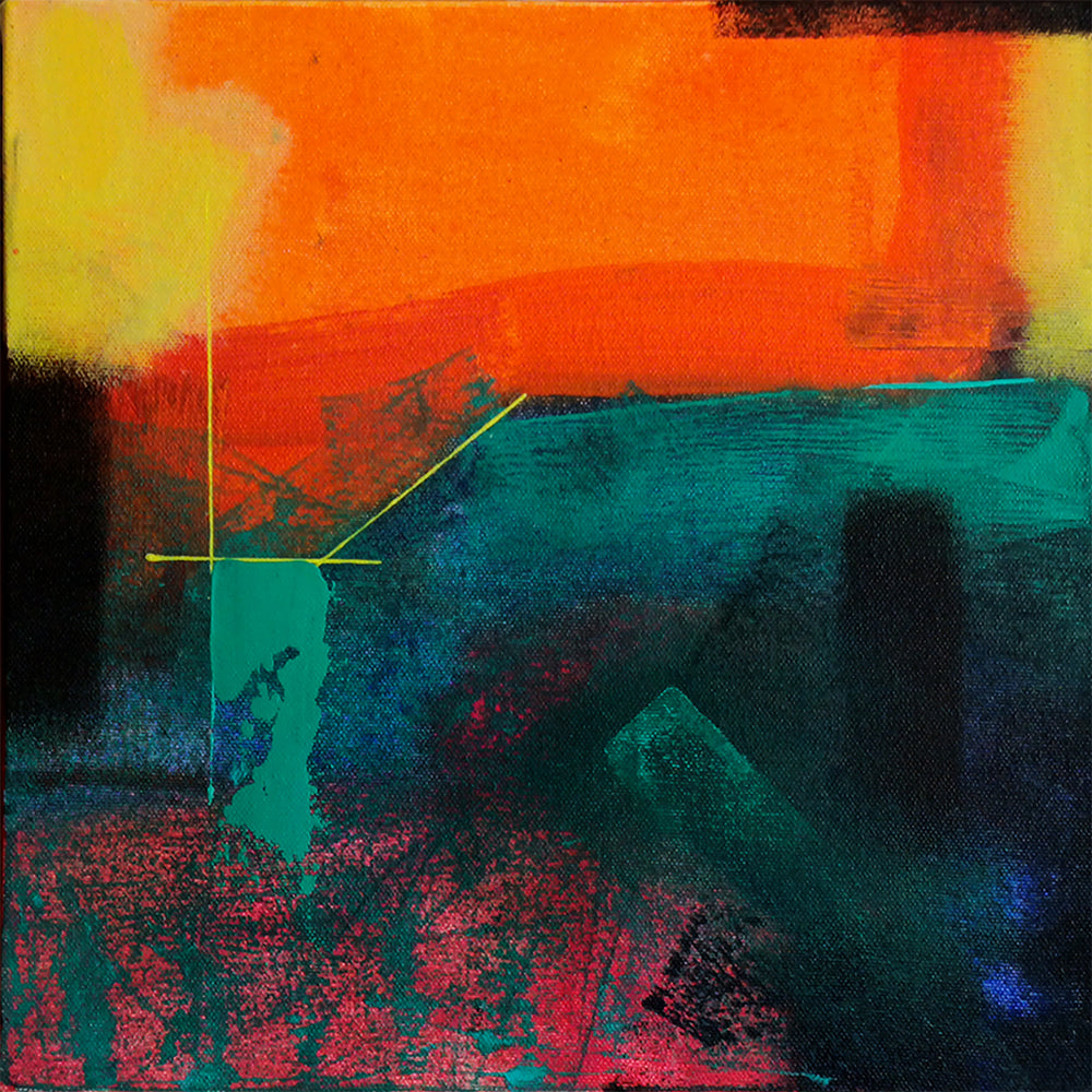 Blaze Lines Paintings | Contemporary Paintings | Modern Abstract Handmade Painting