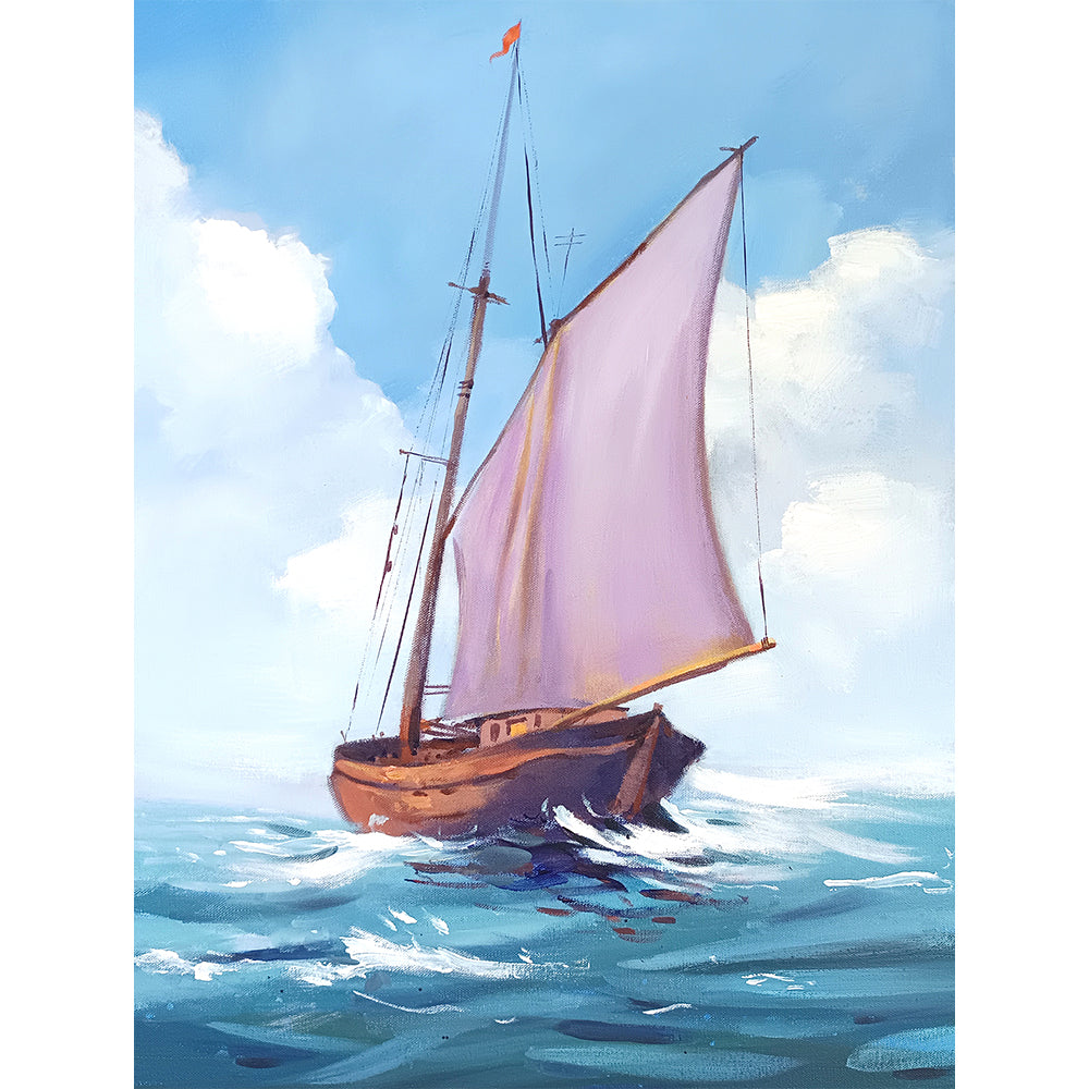 Whispers of the Sea Art | Peaceful Ocean & Beach Landscape Wall Art