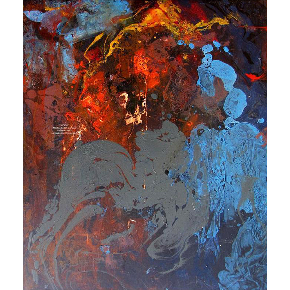Mix Media On Canvas 9