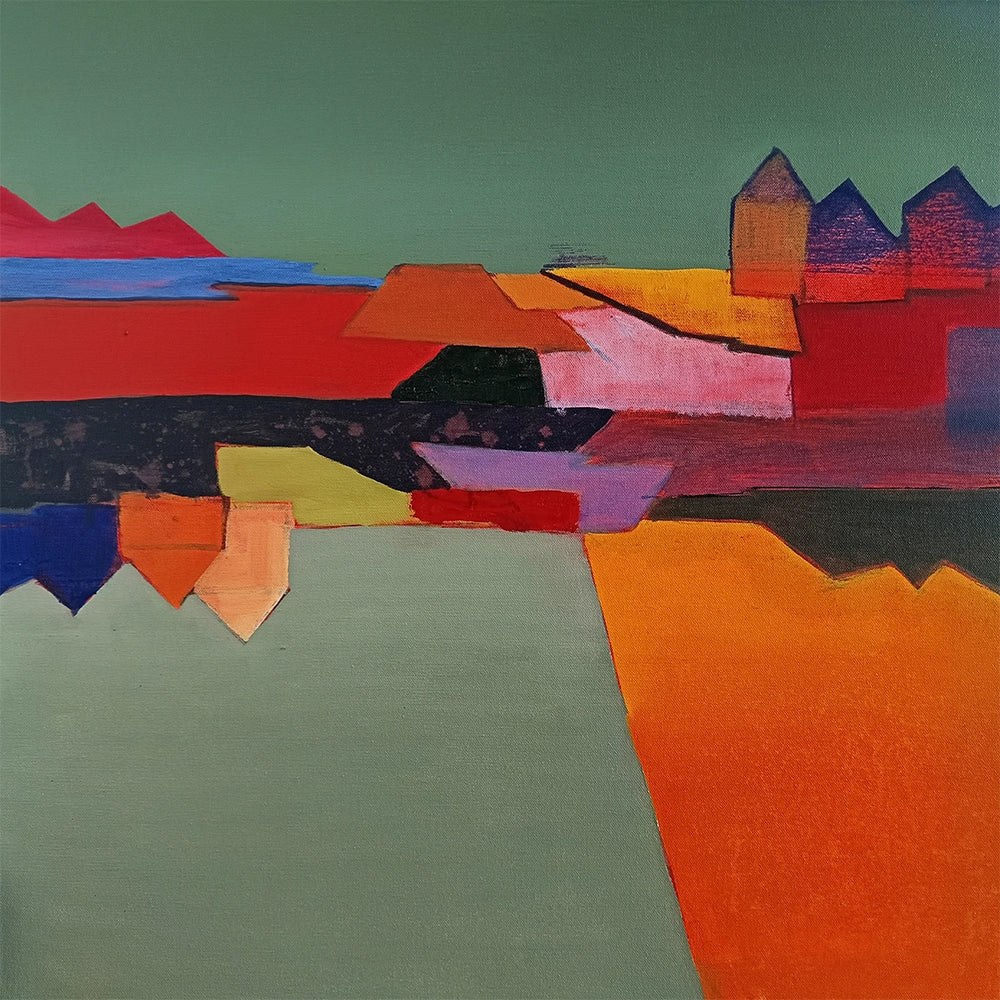 Color Symphony Abstract Art | Colorful Abstract Painting