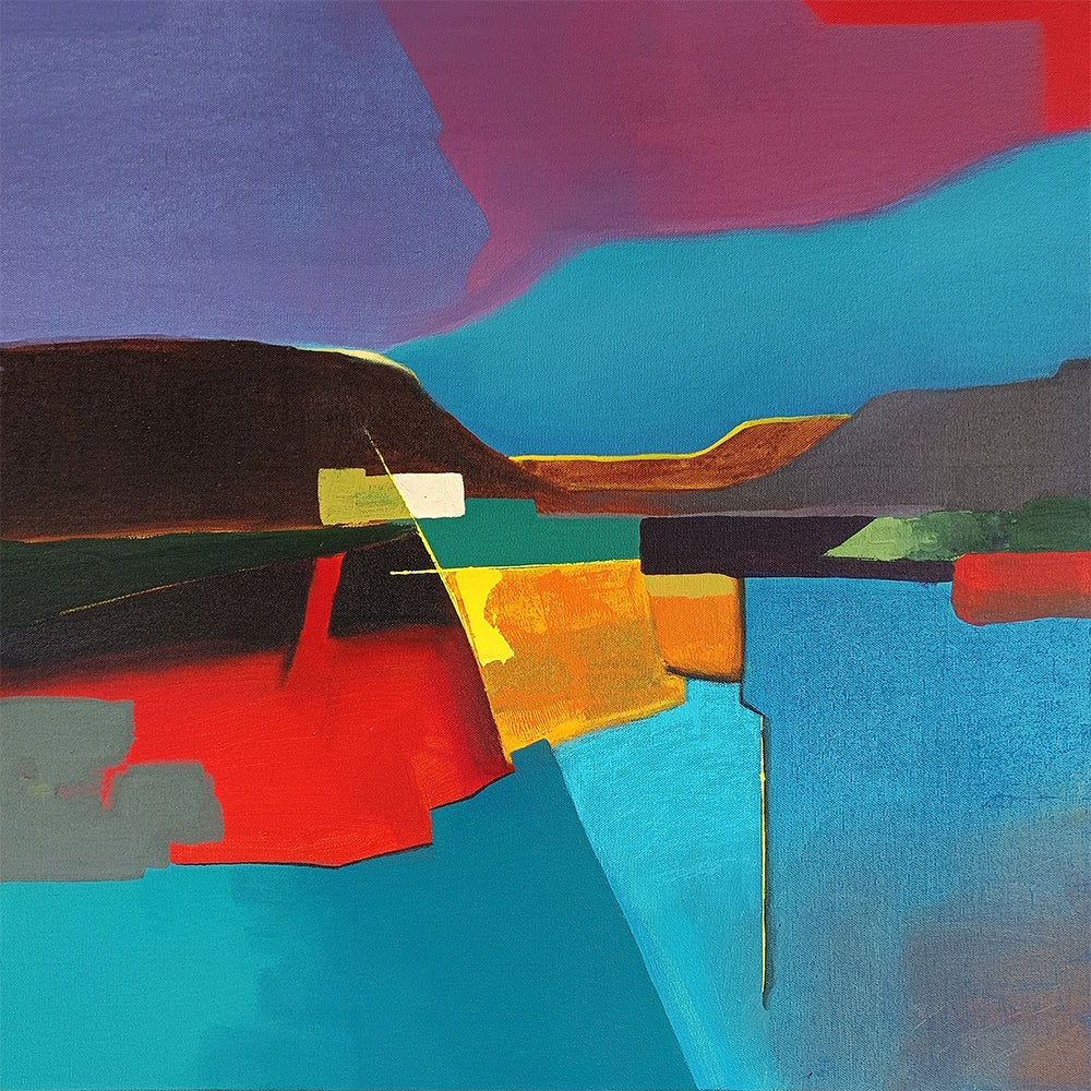 Tonal Drift 2 Abstract Art | Colorful Abstract Painting